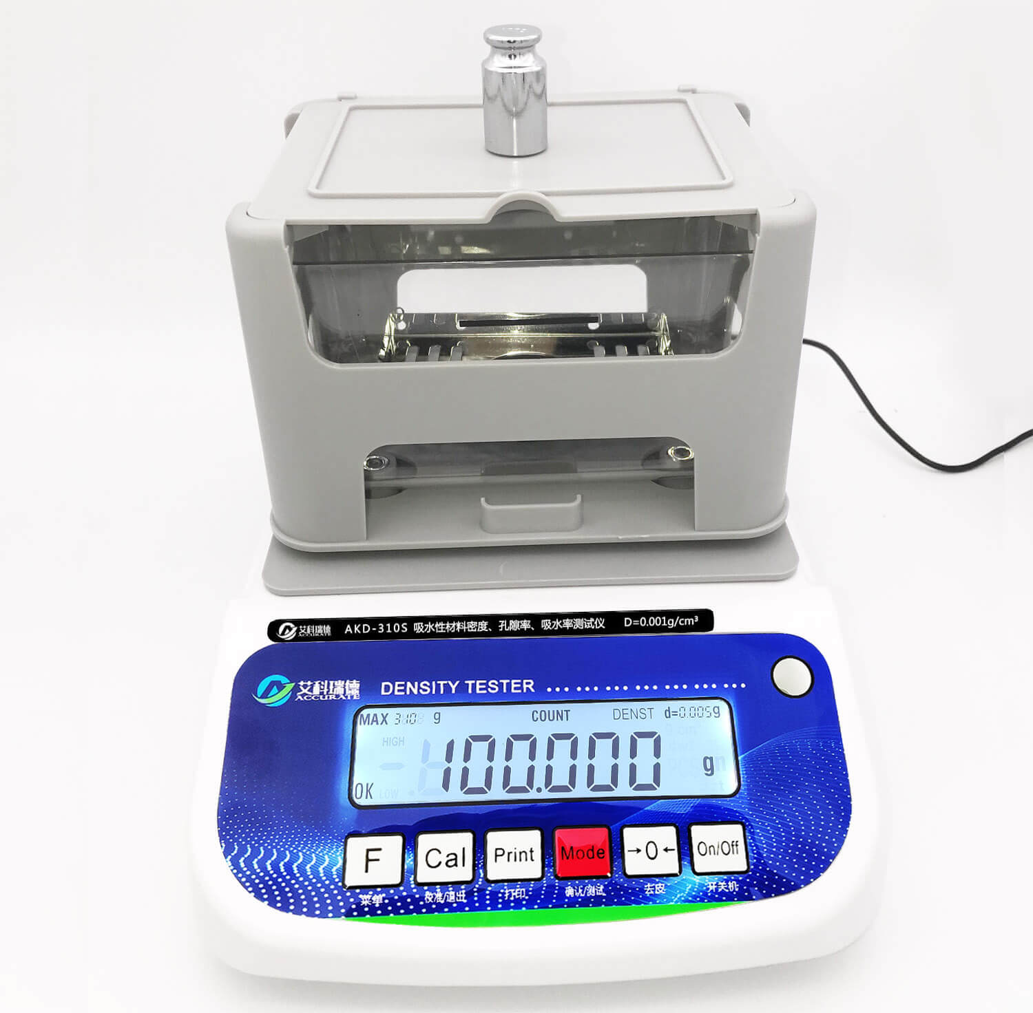 AKD-310S吸水性材料密度、孔隙率、吸水率測試儀